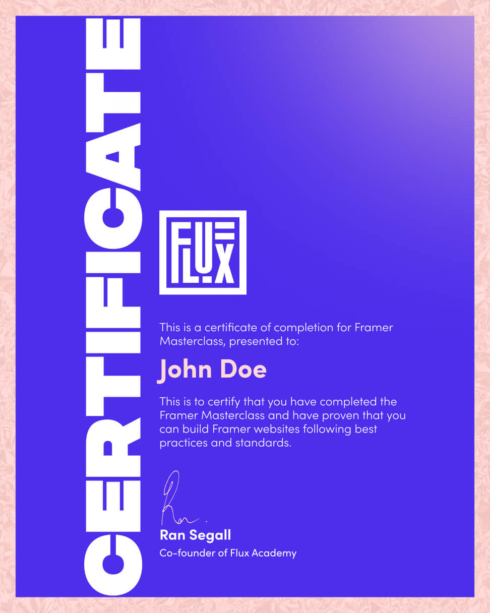 The Framer Masterclass Learn how to build websites fast with Framer